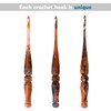 Ommi Ergonomic Handle Crochet Hooks | Handcrafted 7’’ Orange &
