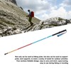 Walking Stick Telescopic Adjustable Length Anti Shock Foldable Portable Lightweight