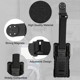 Magnetic Hanging Strap Multifunctional Multimeter Magnetic Straps Kit Adjustable Hanging Loop Strap Kits Strong Magnet Hanger for Instruments Multimeter