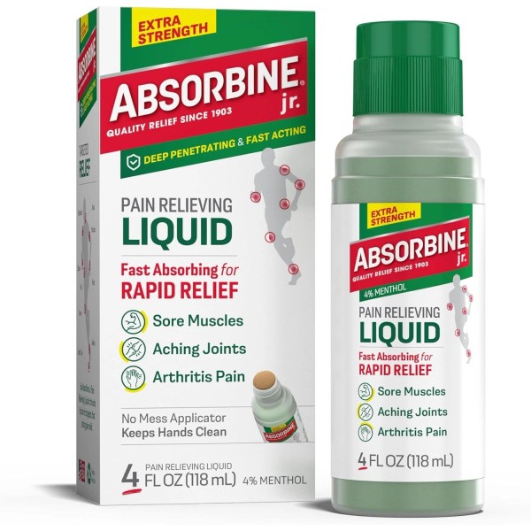 Absorbine Jr. Extra Strength Pain Relieving Liquid, Liquid Pain Reliever