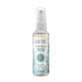 Aura Cacia Fresh Toilet Spray 2 Fl. oz. - Light Aroma, No Synthetic Fragrances