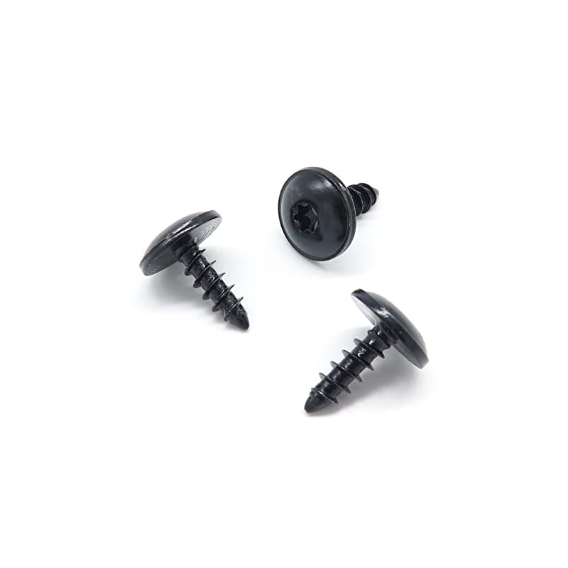 VVO Fasteners- Black Metal Engine Undertray Screws for Volkswagen Tiguan,