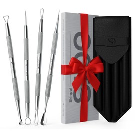 Kit Suvorna para eliminar granos | Eliminador de milia | Lancetas para extracción facial | Extractor de puntos blancos | Extractor de comedones | Eliminador de puntos negros | Aguja para acné y quistes