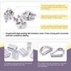 Swpeet 24Pcs M6 (1/4") Wire Rope Accessory Set, Included M6
