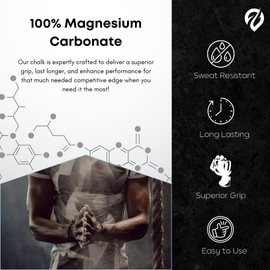 EVMT Brands Liquid Chalk, Mess-Free Gym Chalk for Weightlifting, Gymnastics, Rock Climbing, Dancing. Sweat-Resistant and Long Lasting for Stronger Grip. Package May Vary.