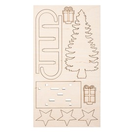 Rayher 46318000 Holzbausatz, Holz, Braun, One Size