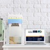 SUMMORO Inclined File Organizer for Desk, 7-Tier Vertical File Folder