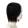 Human Hair Crown Wiglet Replacement Smart 10x8cm Topper Piece Side