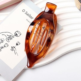 XFSRG 10 Stück Haarspangen Damen Flache Oval Haarklammern Starke Griff Duckbill Clips für Dünnes Dickes Haar Einfache Schlichte Haaraccessoires (D)