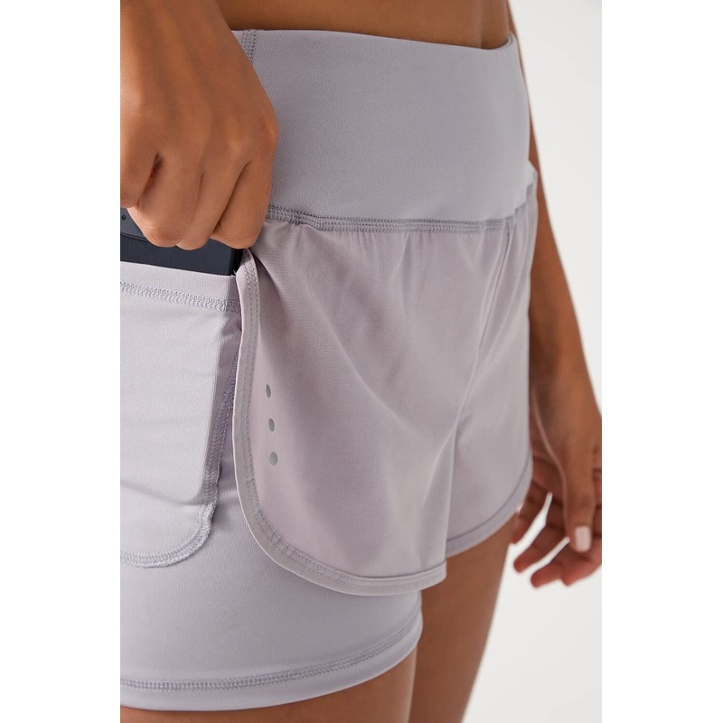 LOS OJOS Women's Tennis Shorts, gray