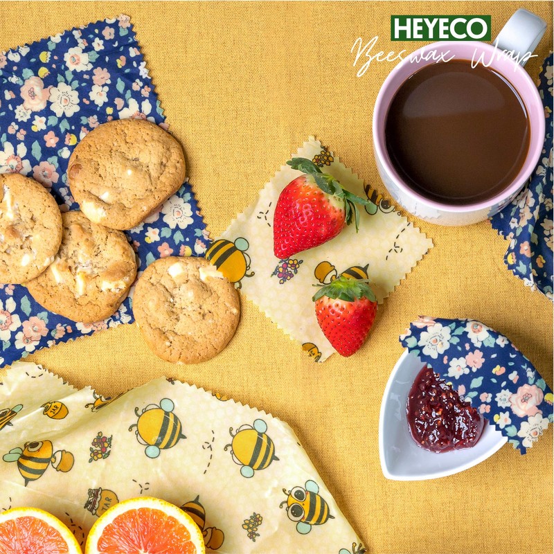 Beeswax Wraps | Set of 8 | Eco Friendly Sustainable