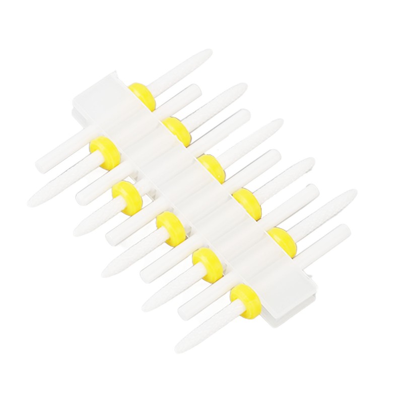 10pcs Cuticle Remover Bits Gel Home Salon Polish Dead Skin