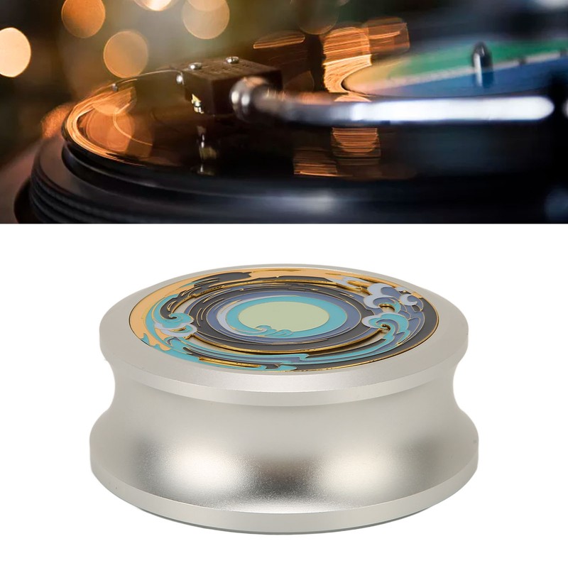 LP Vinyl Turntables Disc Stabilizer Professional Record Weight Clamp with