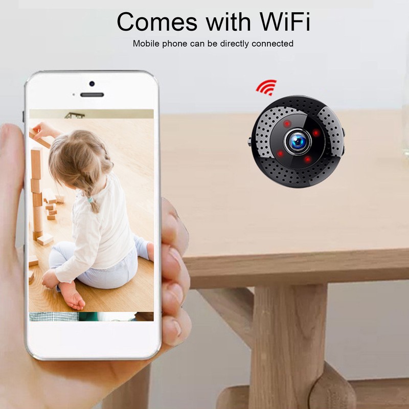 Wifi Mini Camera Ultra HD 1080P Wireless 140° Angle Phone
