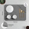 Valonne Quick Drying Diatomaceous Earth Stone Dish Drying Mat for