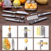 BURLIHOME Stainless Steel Fruit Carving Knife Set, 5 Pack Vegetable