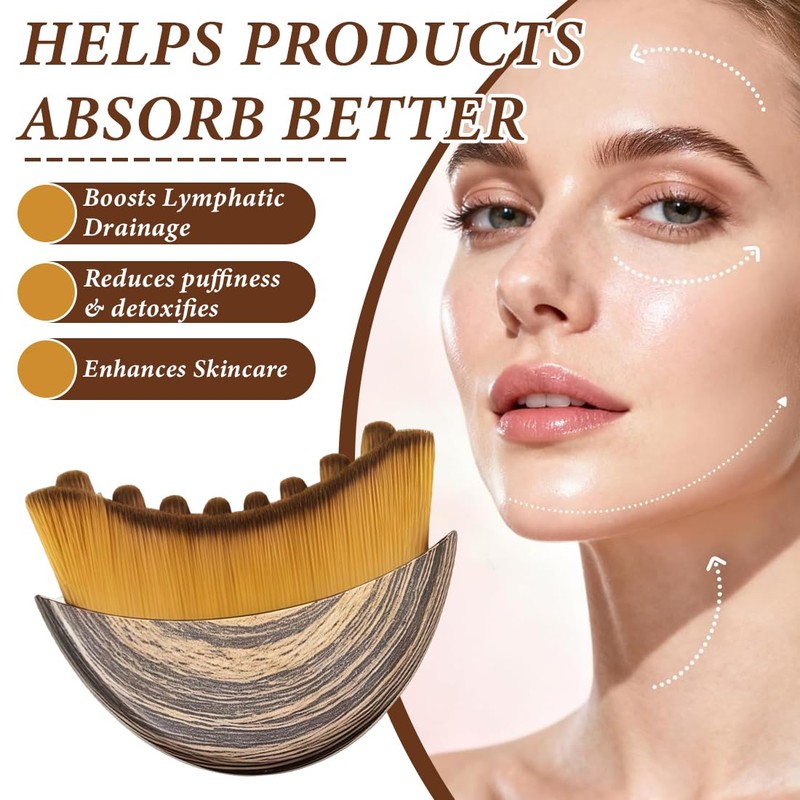 IWIDYA Pack of 2 Lymph Brushes Face - Gentle Face