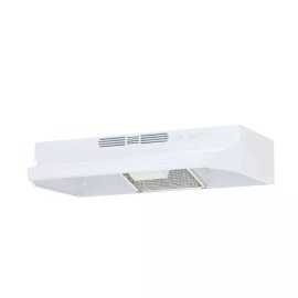 Broan-NuTone 30-in. non-vented range hood kitchen stove cooking exhaust fan white 2-speed