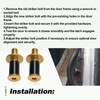 2 PCS Cab Door Latch Striker Bolt Compatible with Kenworth