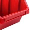 PAFEN Set of 10 x Stacking Boxes NP4 Red Storage