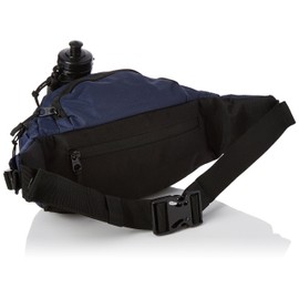 Trespass Vasp, Navy Blue, Adjustable 5L Bumbag / Running Belt with Bottle Holders & Bottles, Blue