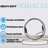 NAZOU Trailer Lift Assist Lift Cables Kit 2Pcs for Trailer