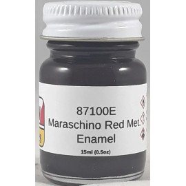 MCW Finishes Maraschino Red Met. Enamel Model Paint for Auto
