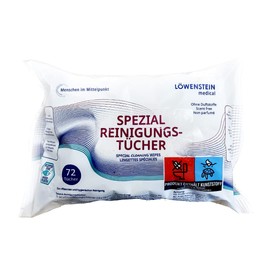 Löwenstein Medical Special Cleaning Cloths without Fragrances, CPAP Cleaning, Suitable for CPAP Mask and Accessories, Ideal for Travel or in the Home, Löwenstein Medical, 72 Wipes (1)