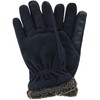 isotoner Men’s Recycled Microsuede and Berber Glove - A70188 (Black,
