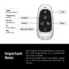 2 Keylessbest Replacement for 2023 Hyundai Santa Fe Key Fob