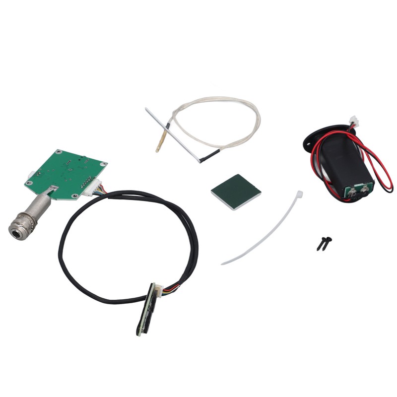 Guitar Piezo Pickup Kit Onboard Preamp System Acoustic Guitar Pickup