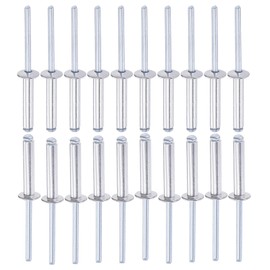 DTGN 5mm x 25mm (DxL) 60pcs Blind Rivets Mechanical Connection Aluminum Dome Opening Rivets Open Rivets