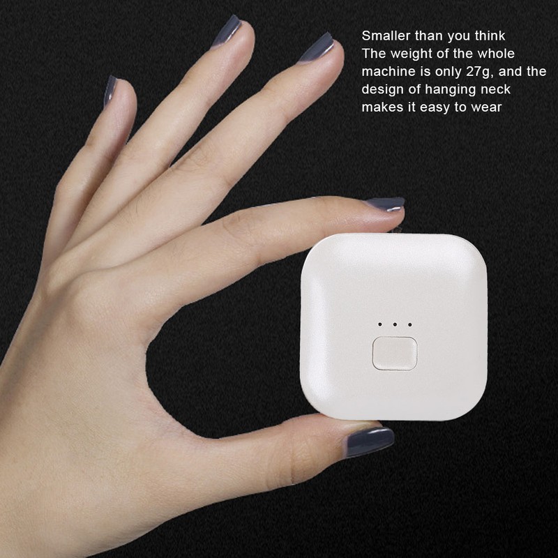 Portable Wearable Air Purifier USB Personal Mini Negative Ion Necklace
