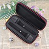 FERCAISH 1 Piece Microphone Bag, EVA Dual Microphone Bag, Microphone