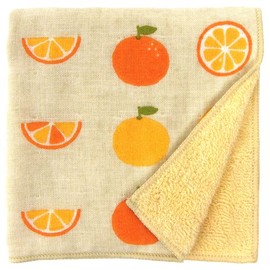 Wataol Semi Wash (Towel Handkerchief), Fresh Orange