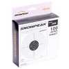 SnowPeak 14cm Card Airgun Single Bull Match Targets 100 Pack
