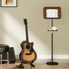Snughome Floor Book Stand with Removable Tray, Wood Standing Book