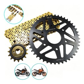 Kit Arrastre Sprocket Piñon Para Ktm Duke 390 Cadena O-ring
