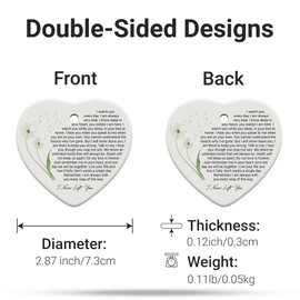 Memorial Christmas Ornament, Memorial Ornaments for Loss of Loved One, Sympathy Gifts for Loss of Loved One, Memorial Gifts, Ceramic Ornament