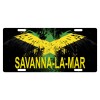 Fast Service Designs Jamaica Flag License Plate Jamaican Eagle Emblem