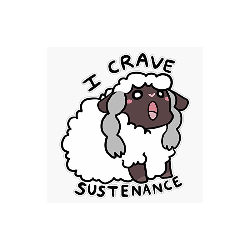 Generic Magnet Sustenance Wooloo Bumper Sticker Car Flexible Reuseable Magnetic