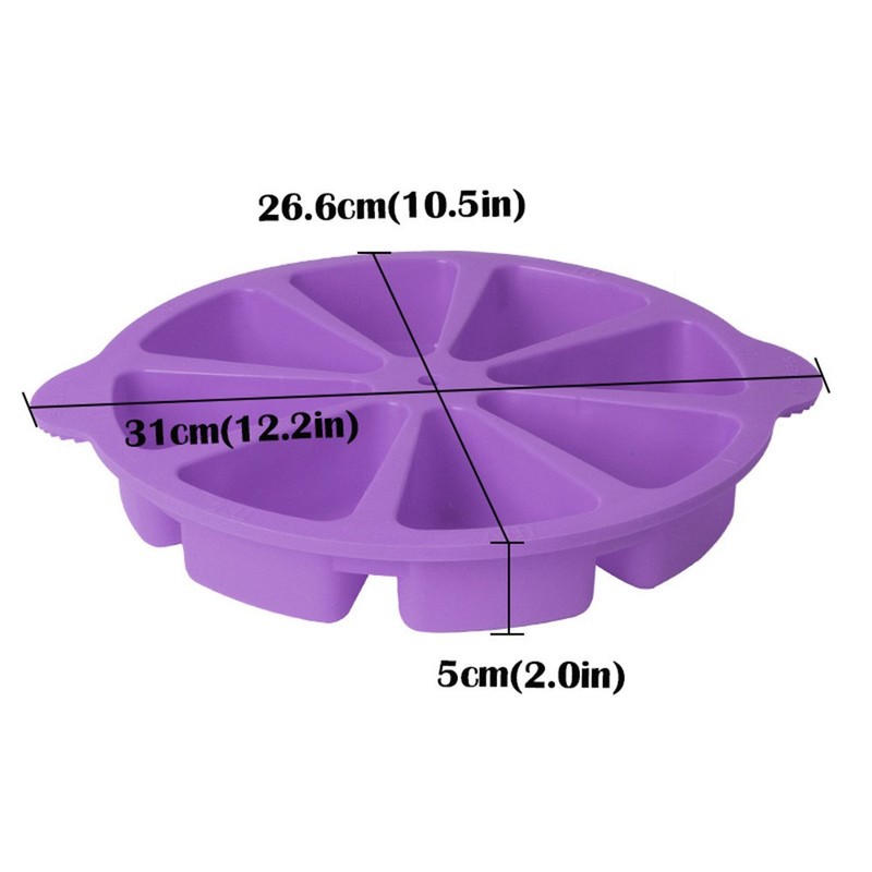 SHEBaking - Molde de silicona triangular para hornear pan de
