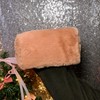 Cozy Plush Cosmetic Bag - Color: Yellow