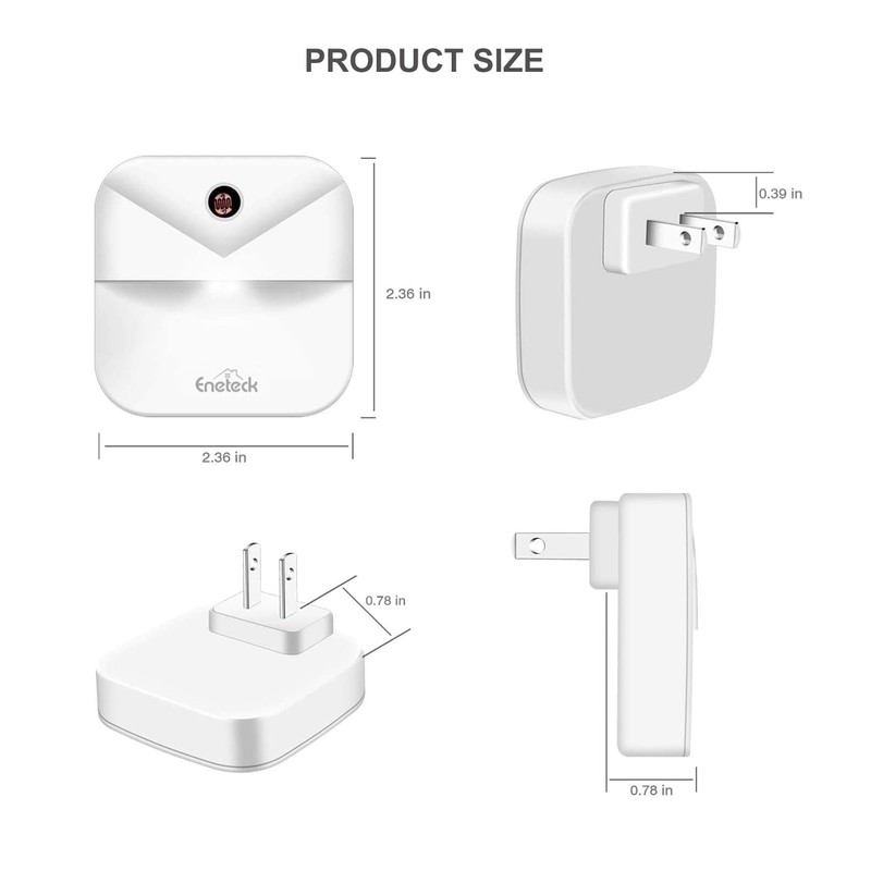Eneteck LED Night Lights Plug into Wall,Soft Night Light with