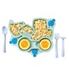 Constructive Eating Training Utensils and Plate Set - Made in
