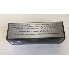 Cougar  X-Cat Explosive Distance 3 Performance Golf Balls -  New in Box