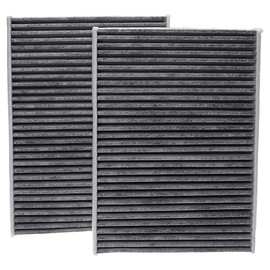 vhbw 2 x cabin filter replacement for Febi Bilstein 49649 for cars - with activated carbon