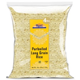 Rani Parboiled Long Grain Rice 64oz (4lbs) 1.81kg Bulk ~ All Natural | Gluten Friendly | Vegan | Non-GMO | Kosher | Product of USA