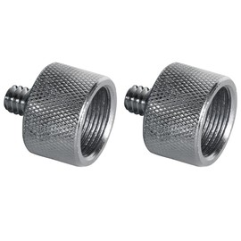 On-Stage MA-125 1/4' Male to 5/8' Female Mic Screw Adapter 2 Pack (Pair)