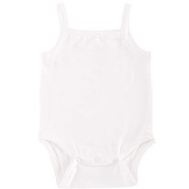 Body de camisola para niño pequeño en mezcla de fibra de viscosa de bambú natural, 1 y 3 paquetes, Camisola sin mangas - Paquete de 3, 3 Meses